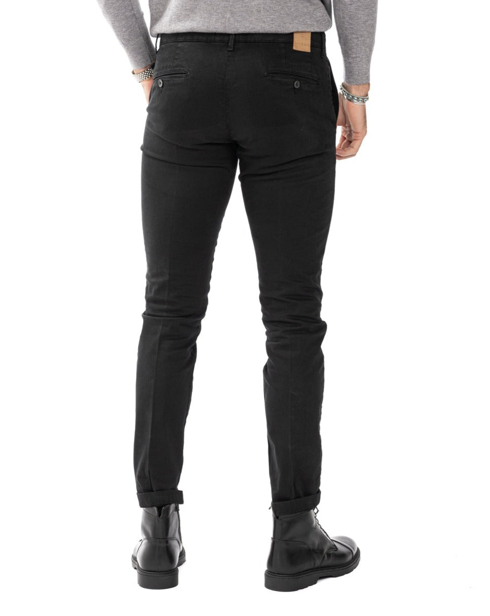 Paul - Black basic trousers
