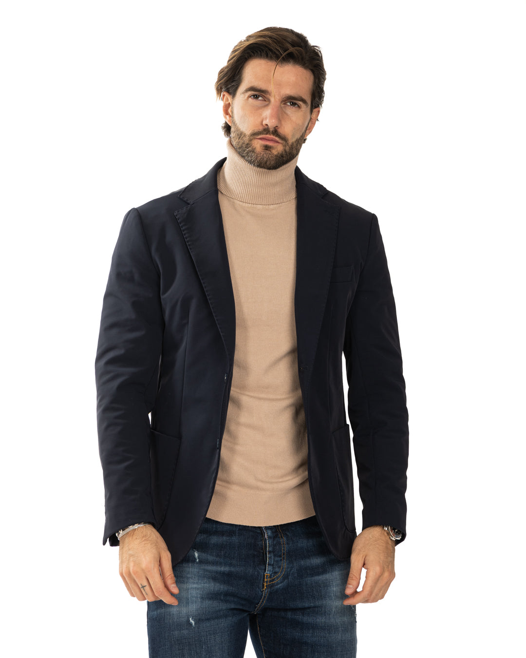 Smith - blue technical jacket