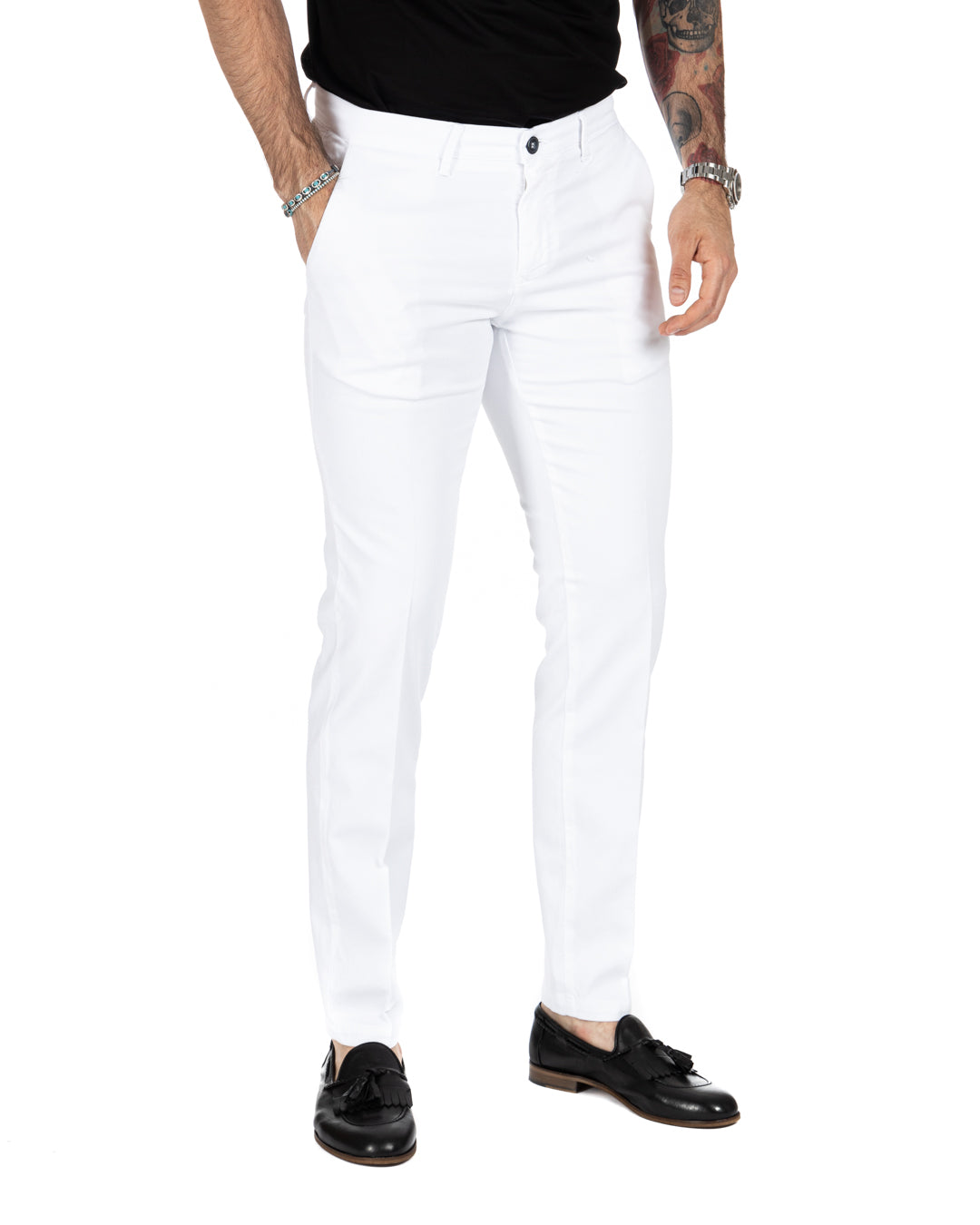 Bill - white armored trousers