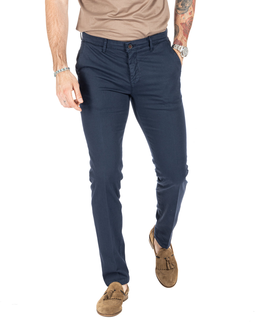 Bill - pantalon blindé bleu