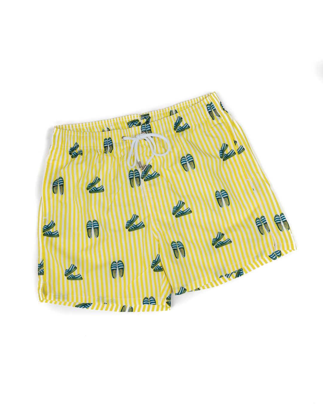 Costume da bagno - Fantasia espadrillas riga gialla