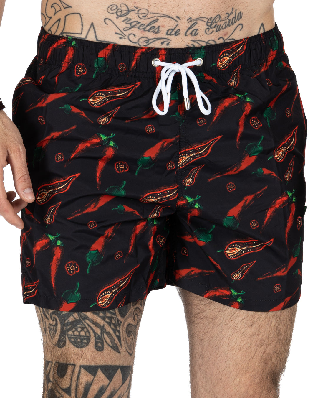 Costume da bagno - Fantasia peperoncino nero
