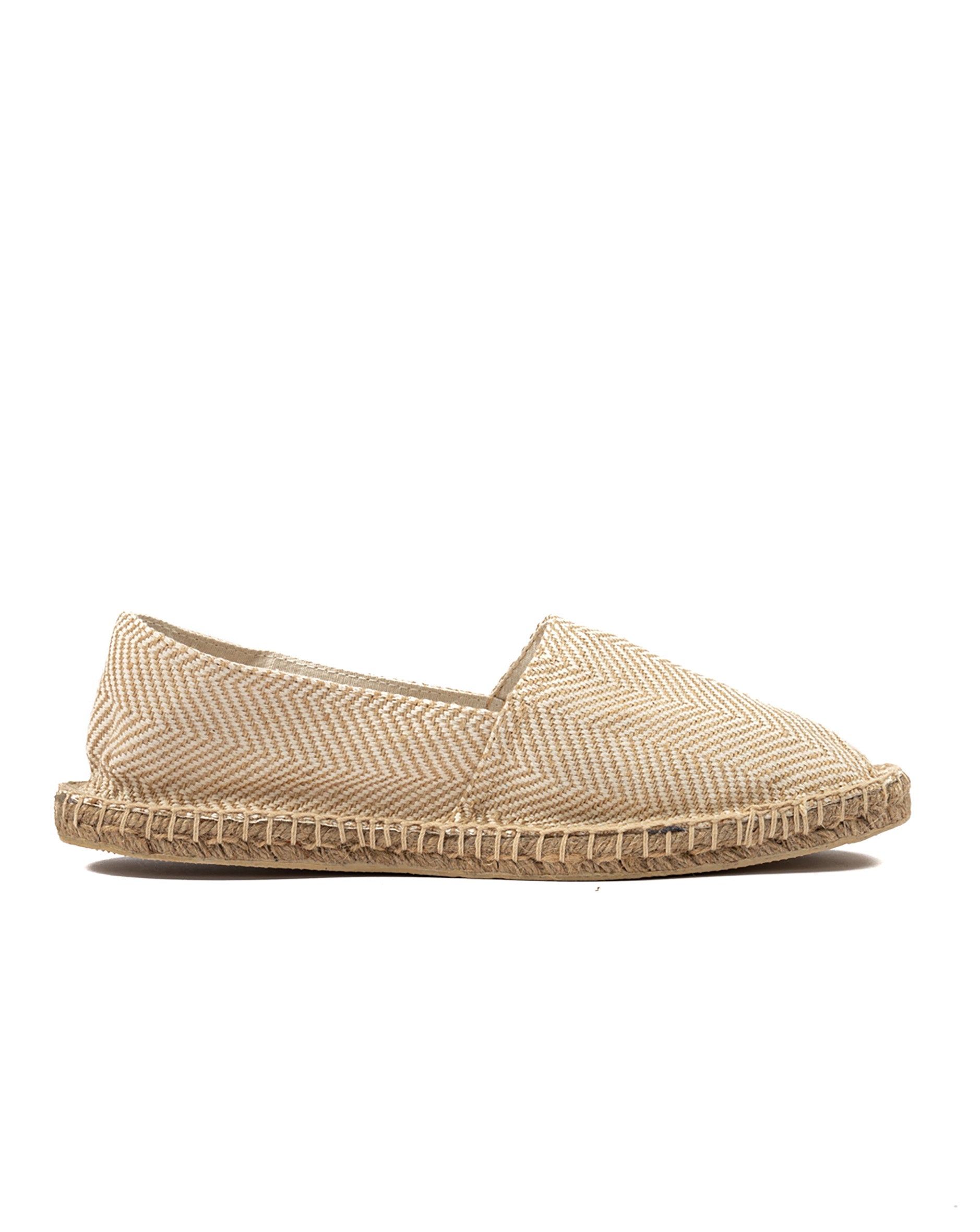 CREAM WOVEN ESPADRILLES