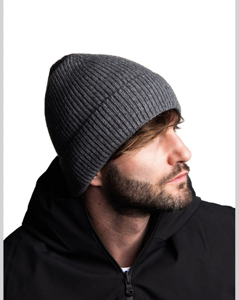GRAY WOOL HAT