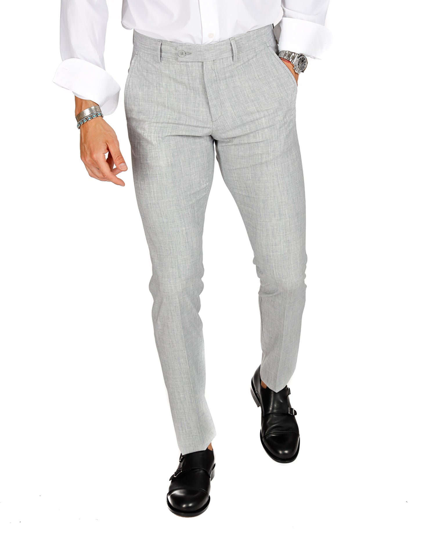Lipari - gray single-breasted suit