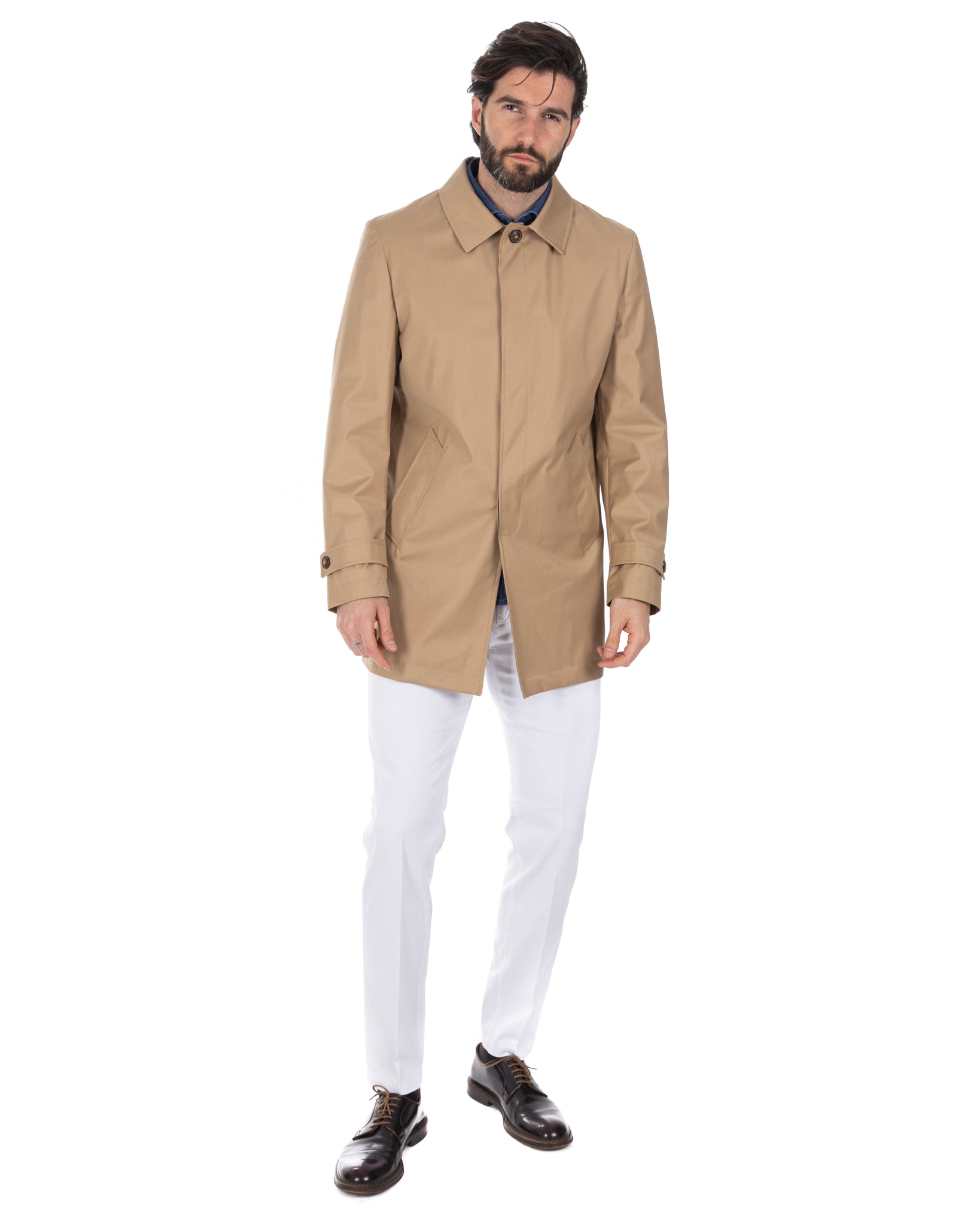 Mantua - beige unlined trench coat
