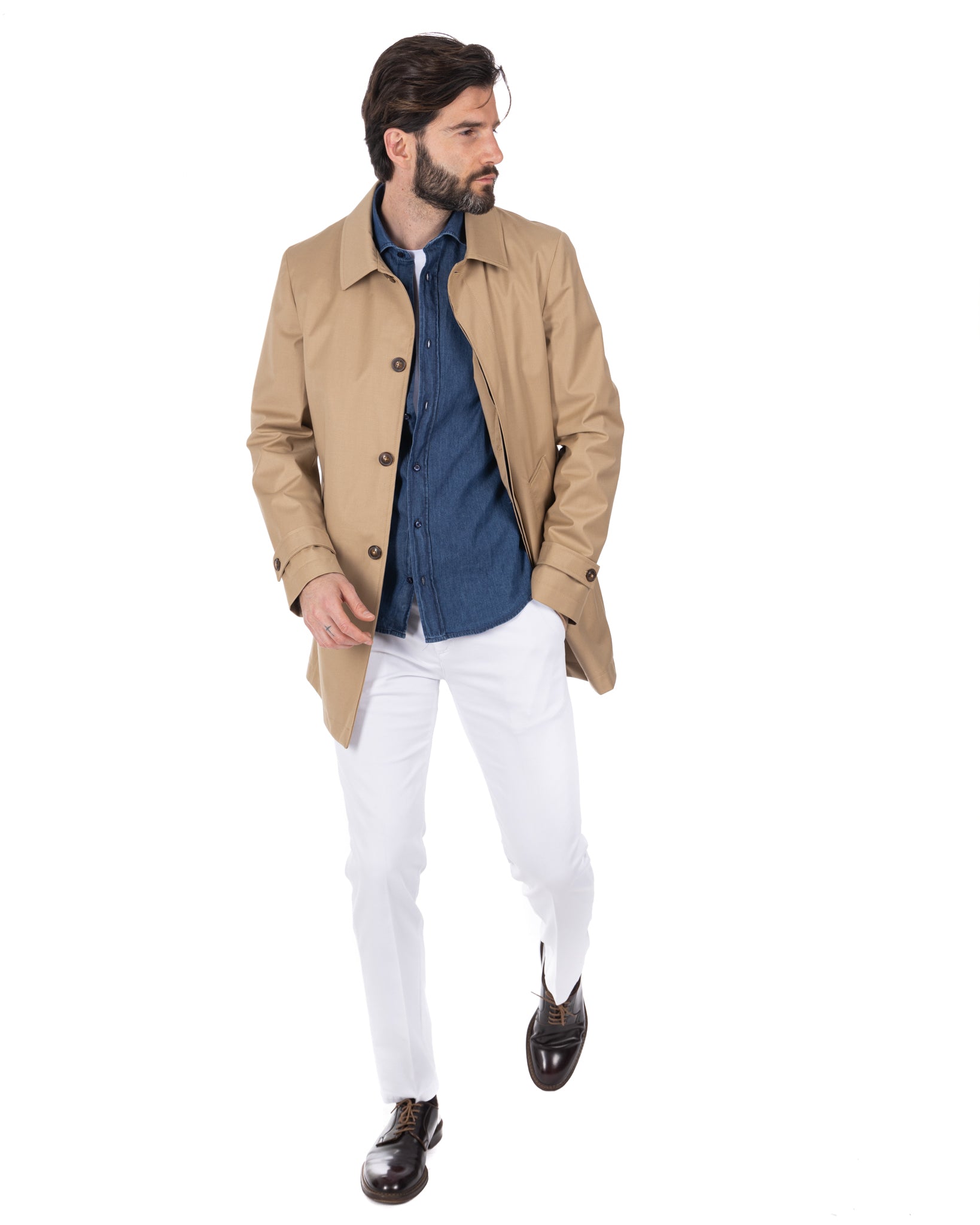 Mantua - beige unlined trench coat