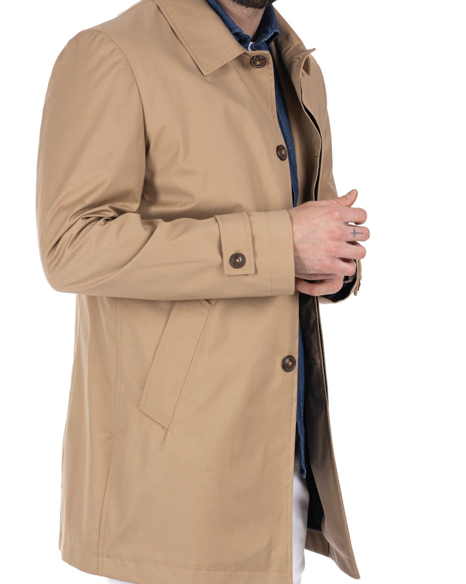 Mantua - beige unlined trench coat