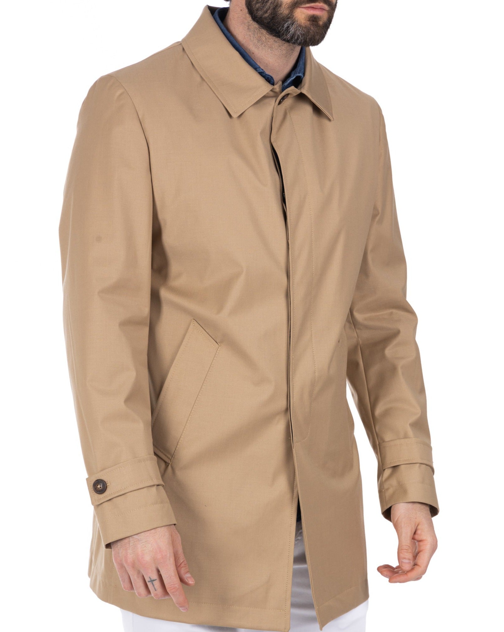 Mantua - beige unlined trench coat