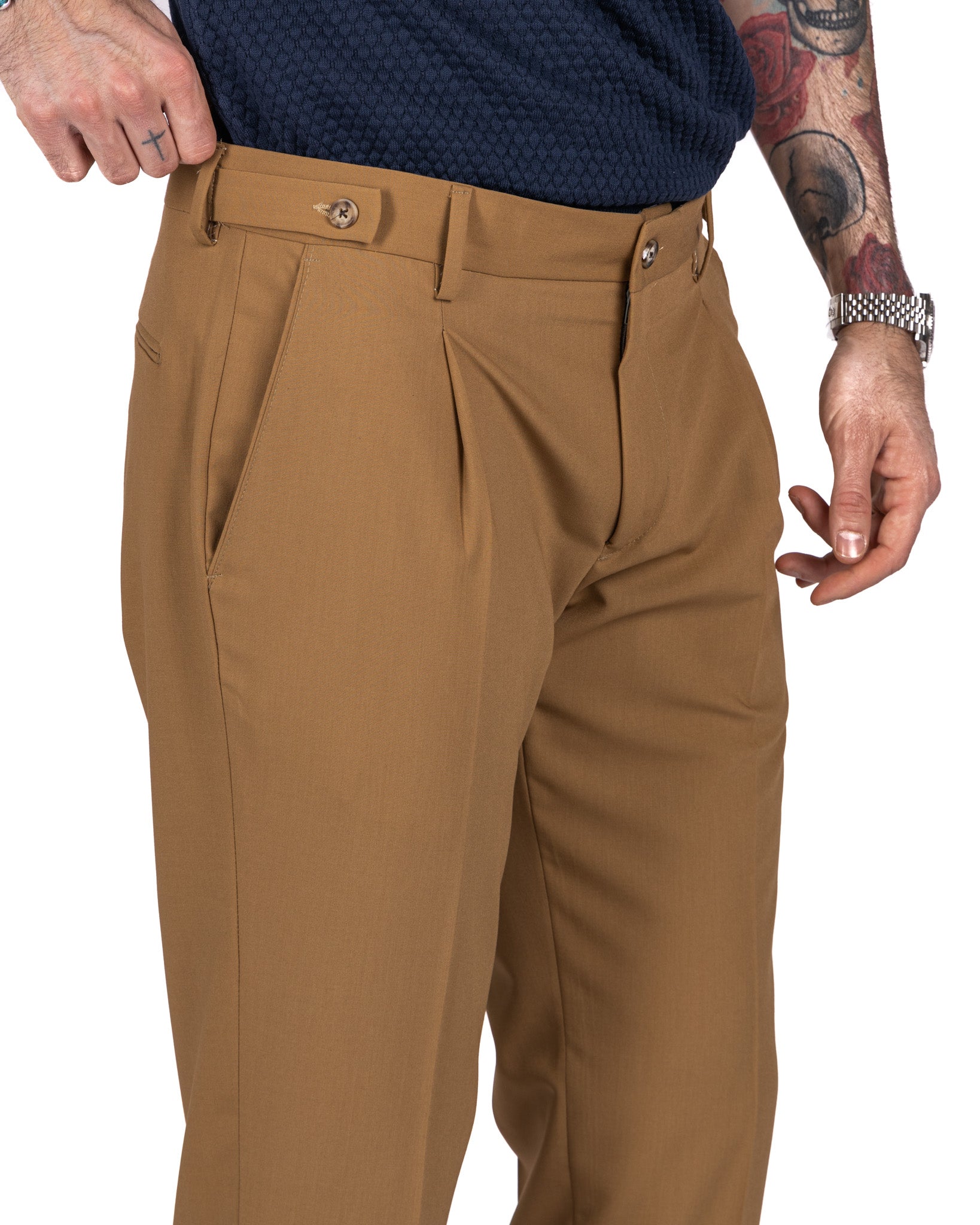 Milan - basic beige trousers