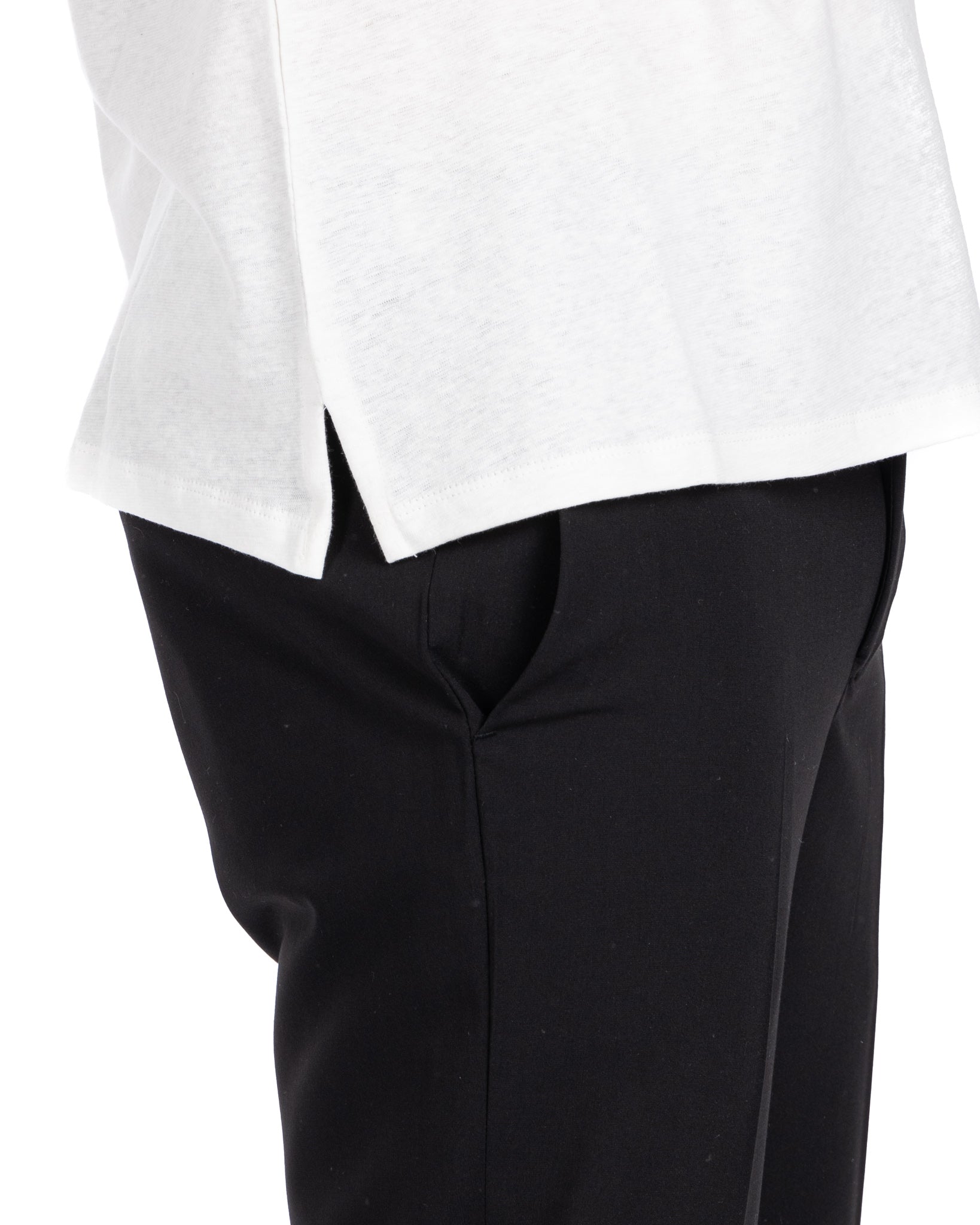 Favignana - white linen t-shirt