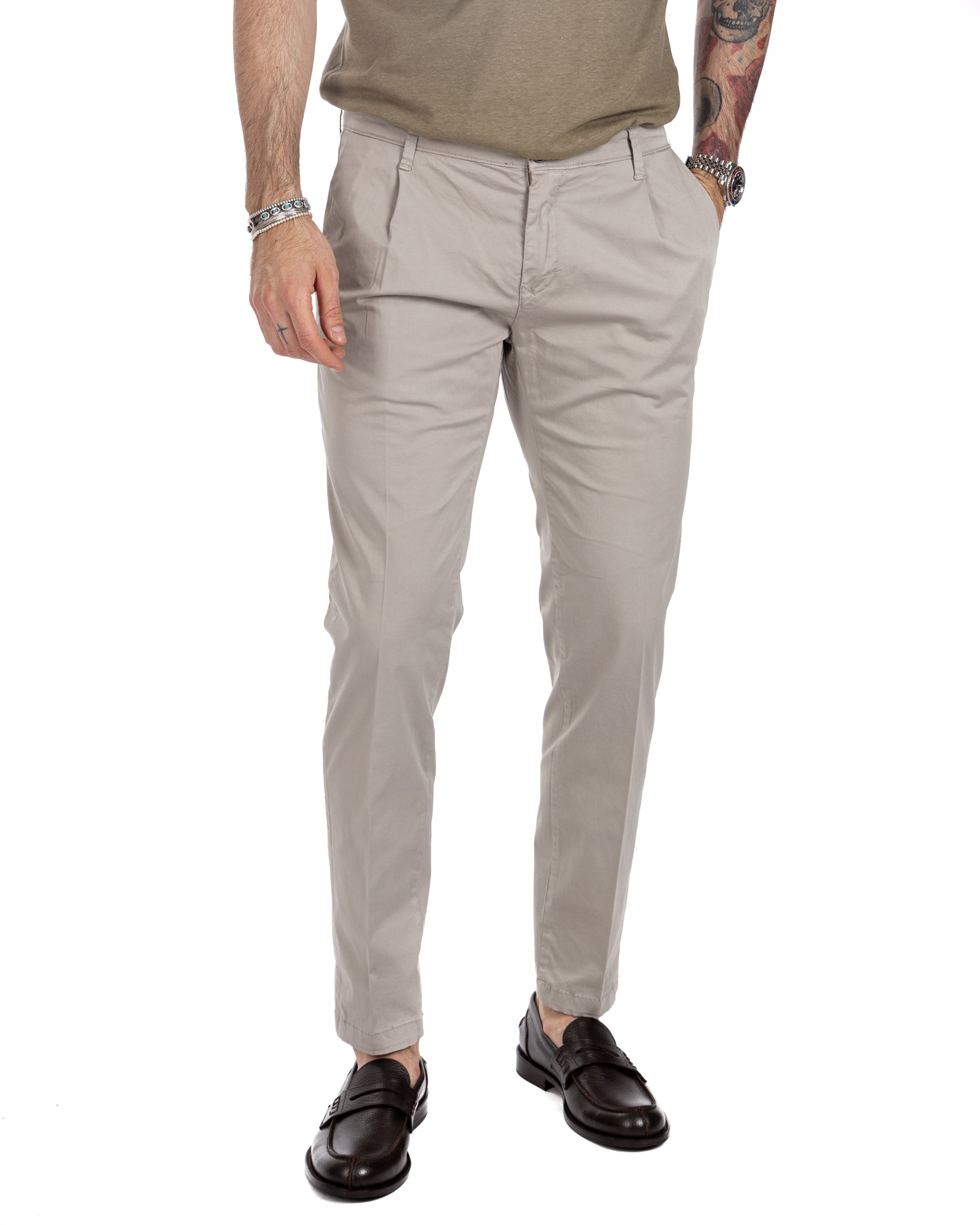 Miles - trousers with twine pleats