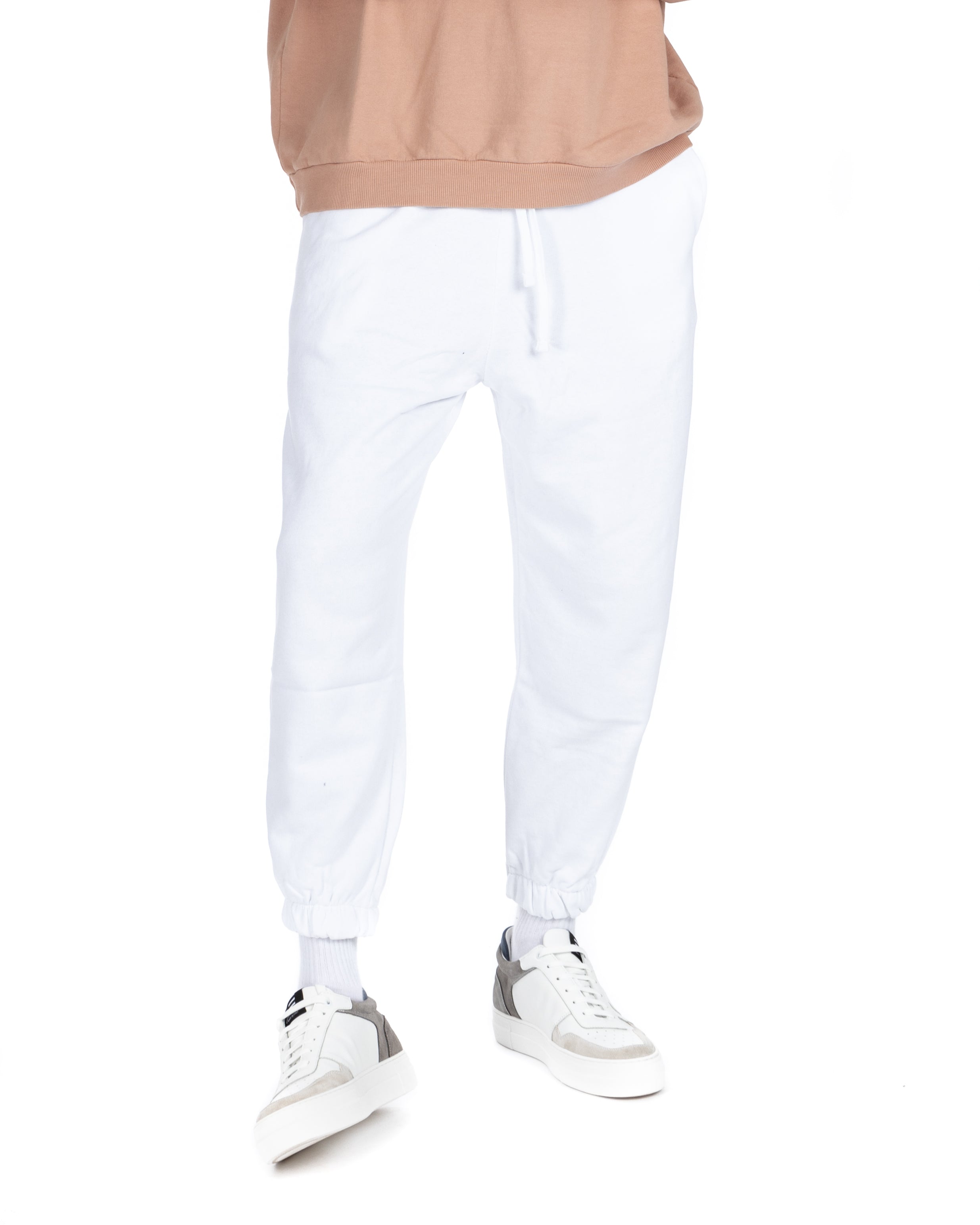 YOKOHAMA - OVERSIZED WHITE FLEECE TRACKSUIT