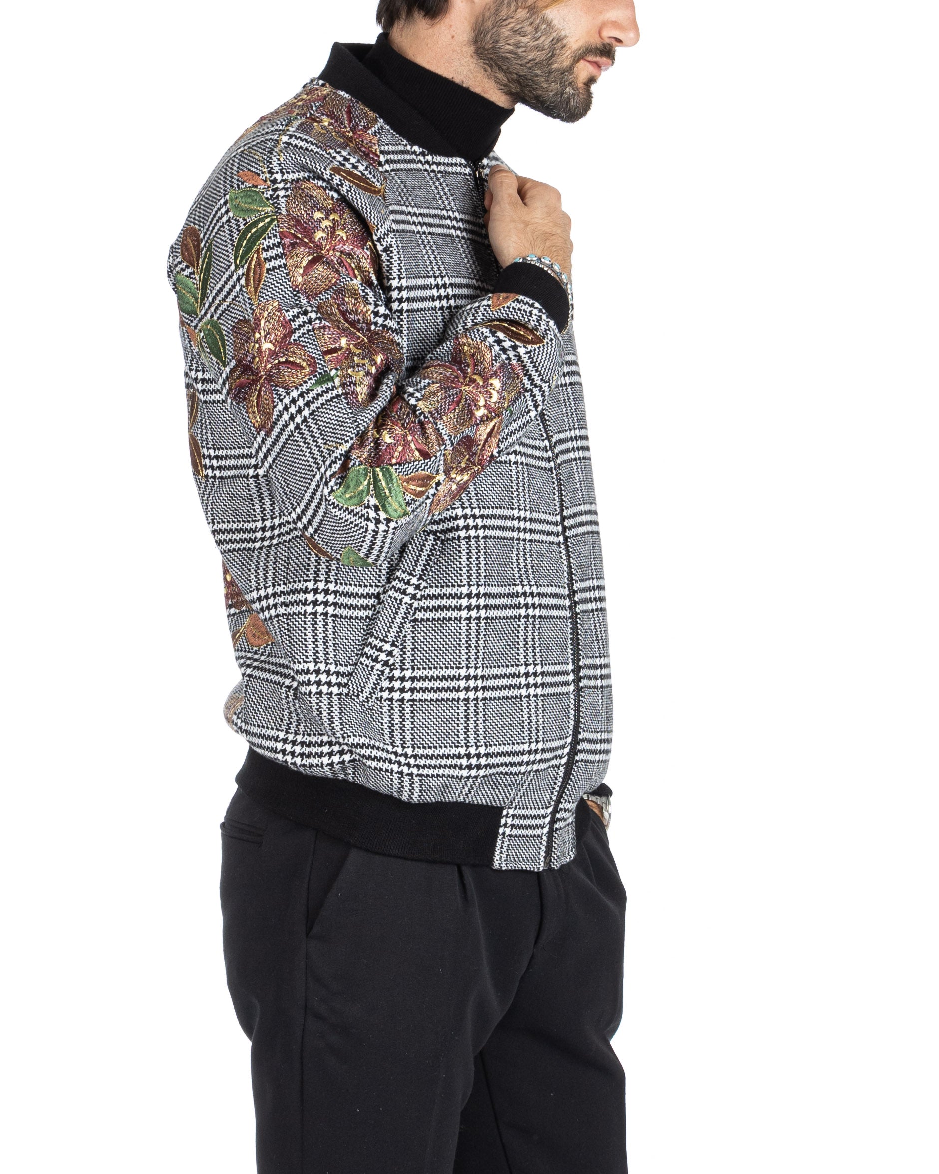 JHONNY - FLOWER PATTERN HOOOTY BOMER