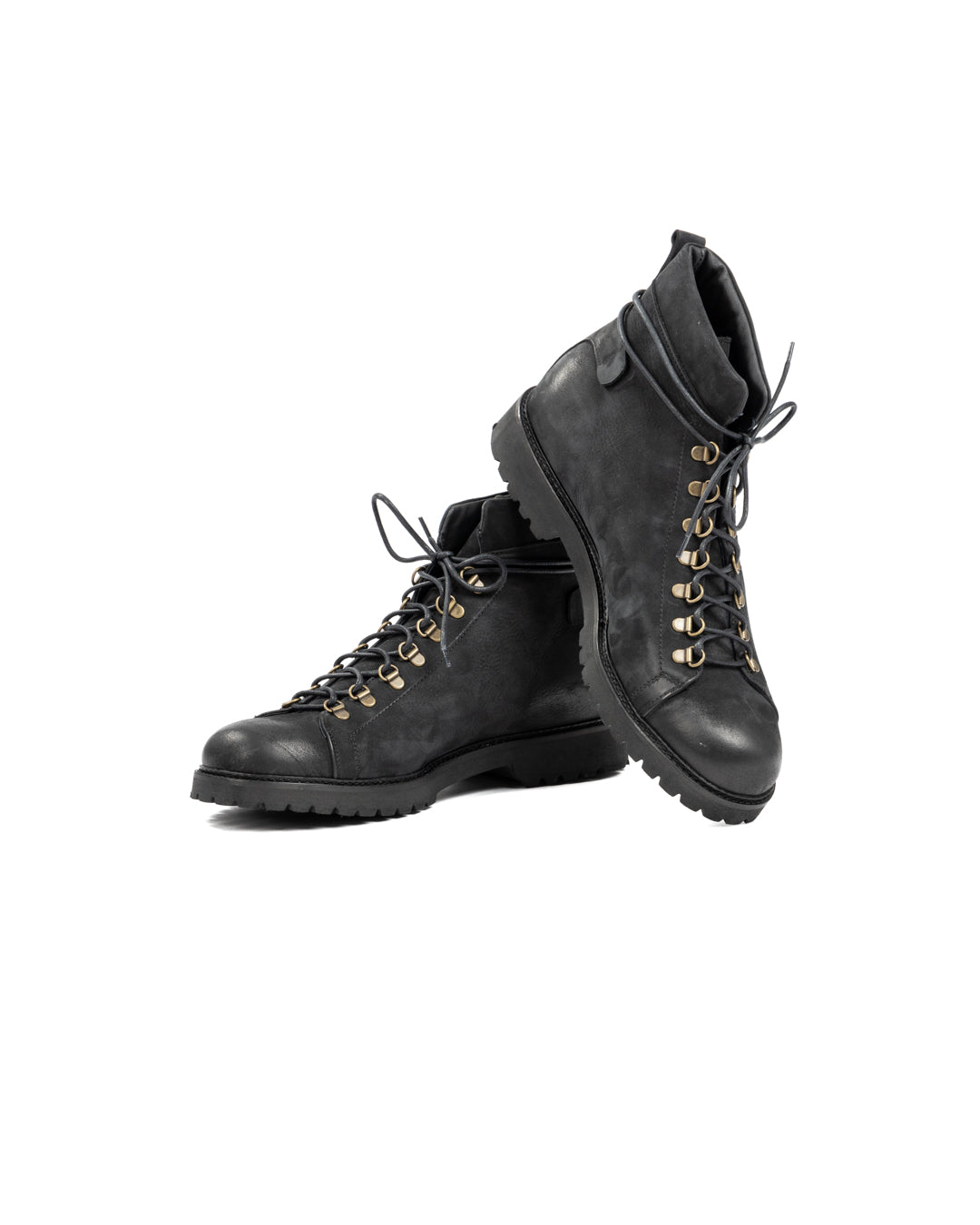 APOLLO - BLACK NUBUCK LEATHER ANKLE BOOT