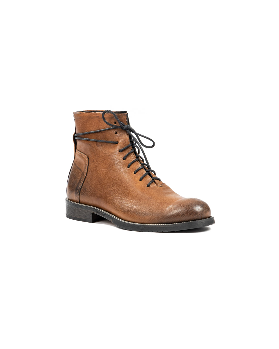 HOUSTON - TOBACCO WASHED LEATHER BOOTS