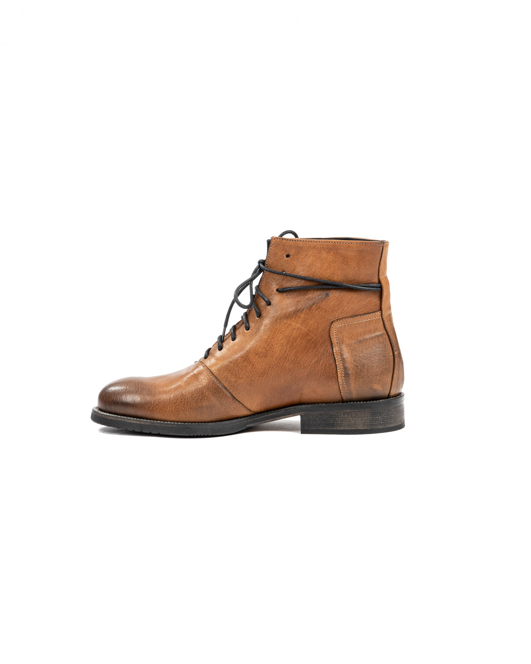 HOUSTON - TOBACCO WASHED LEATHER BOOTS