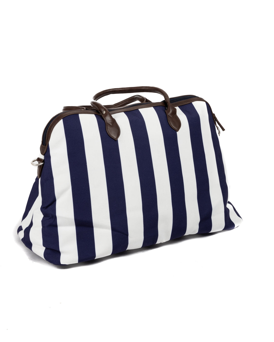 GALDANA - BLUE AND WHITE WIDE STRIPED BAG