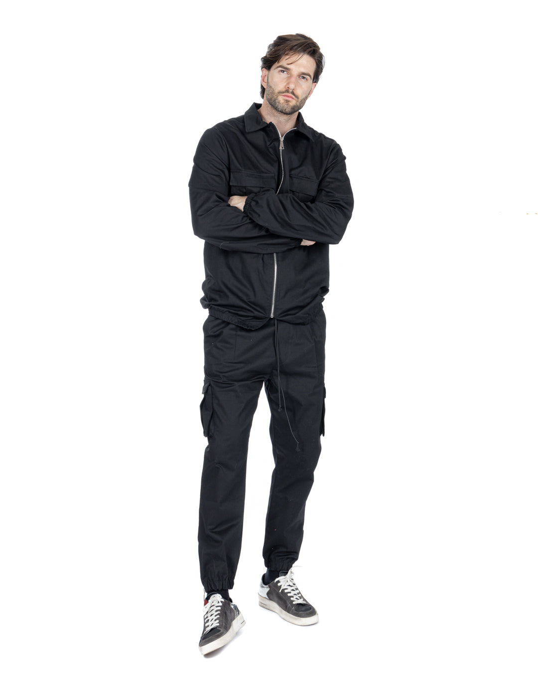 WAYNE - BLACK ZIP JACKET