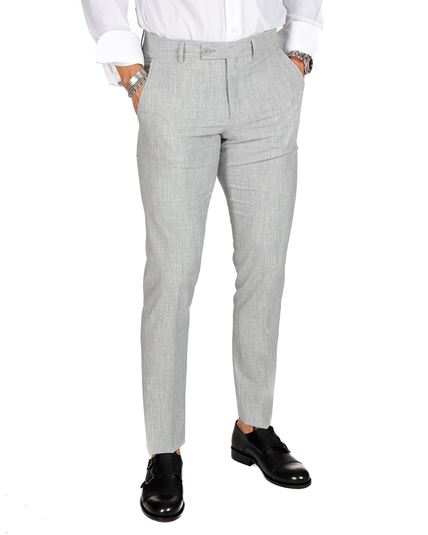 Lipari - gray single-breasted suit