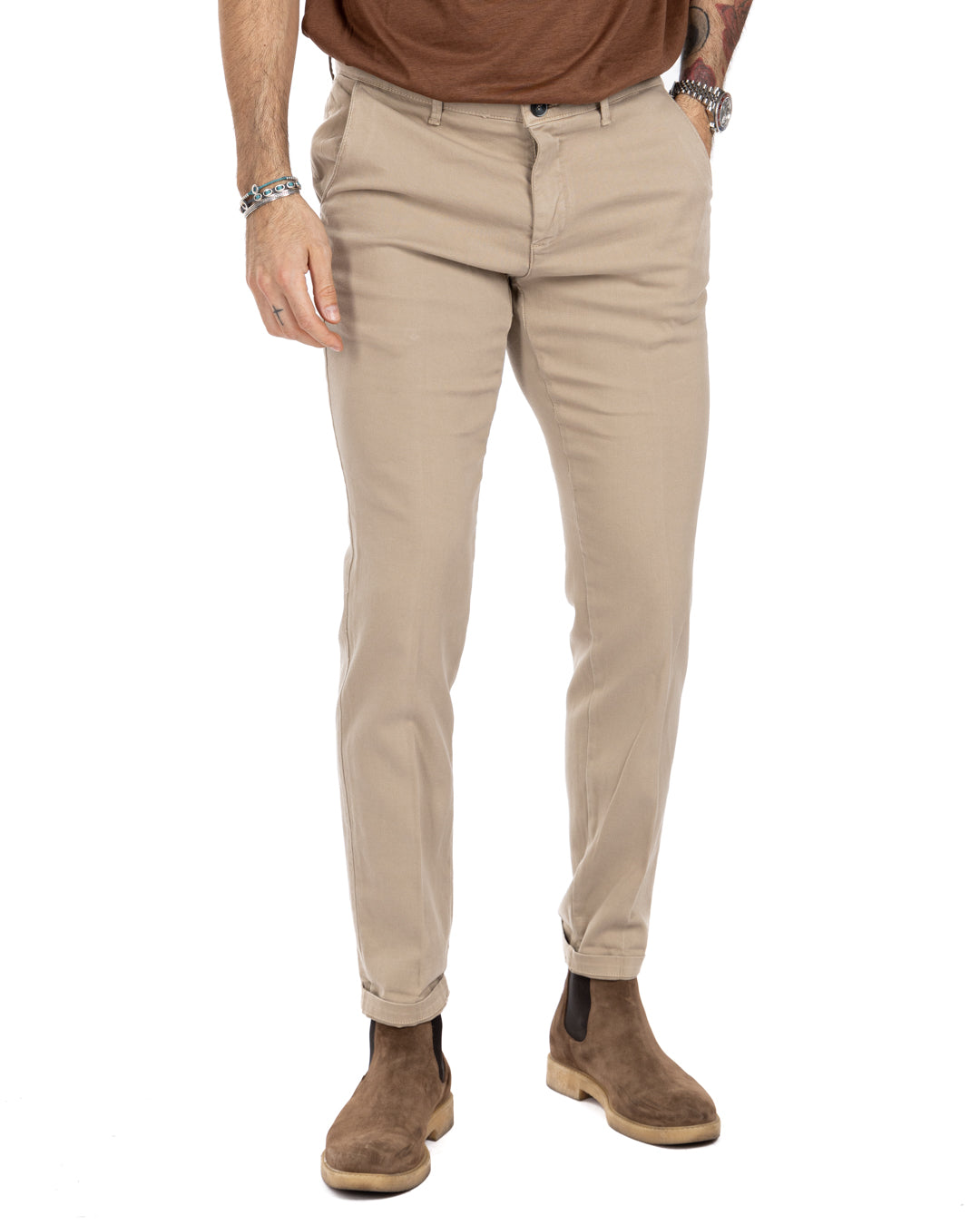 Jack - beige armored trousers