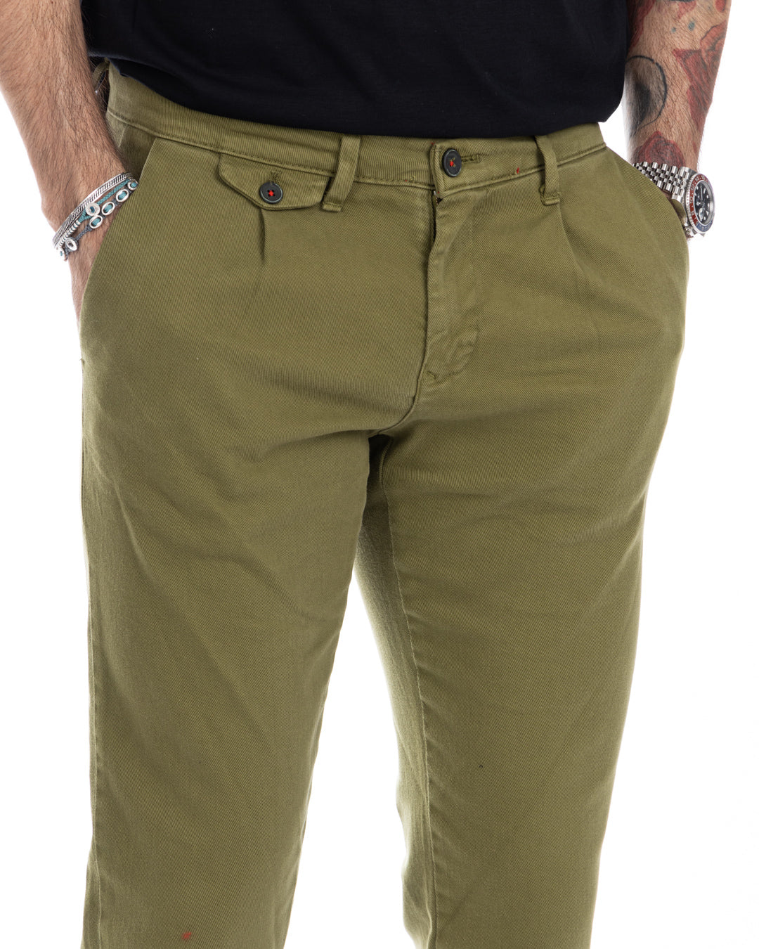 Trafalgar - olive bull jeans