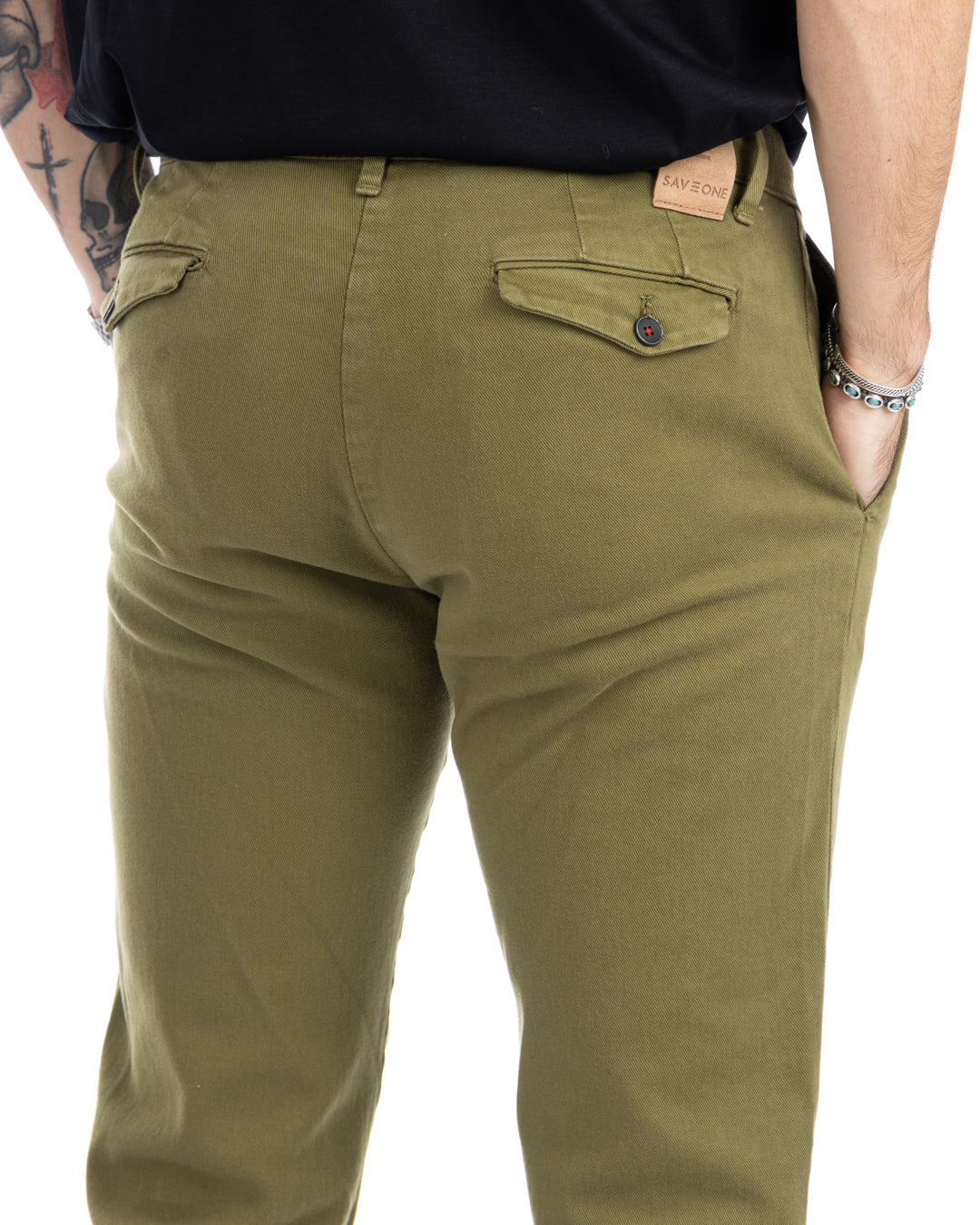 Trafalgar - olive bull jeans