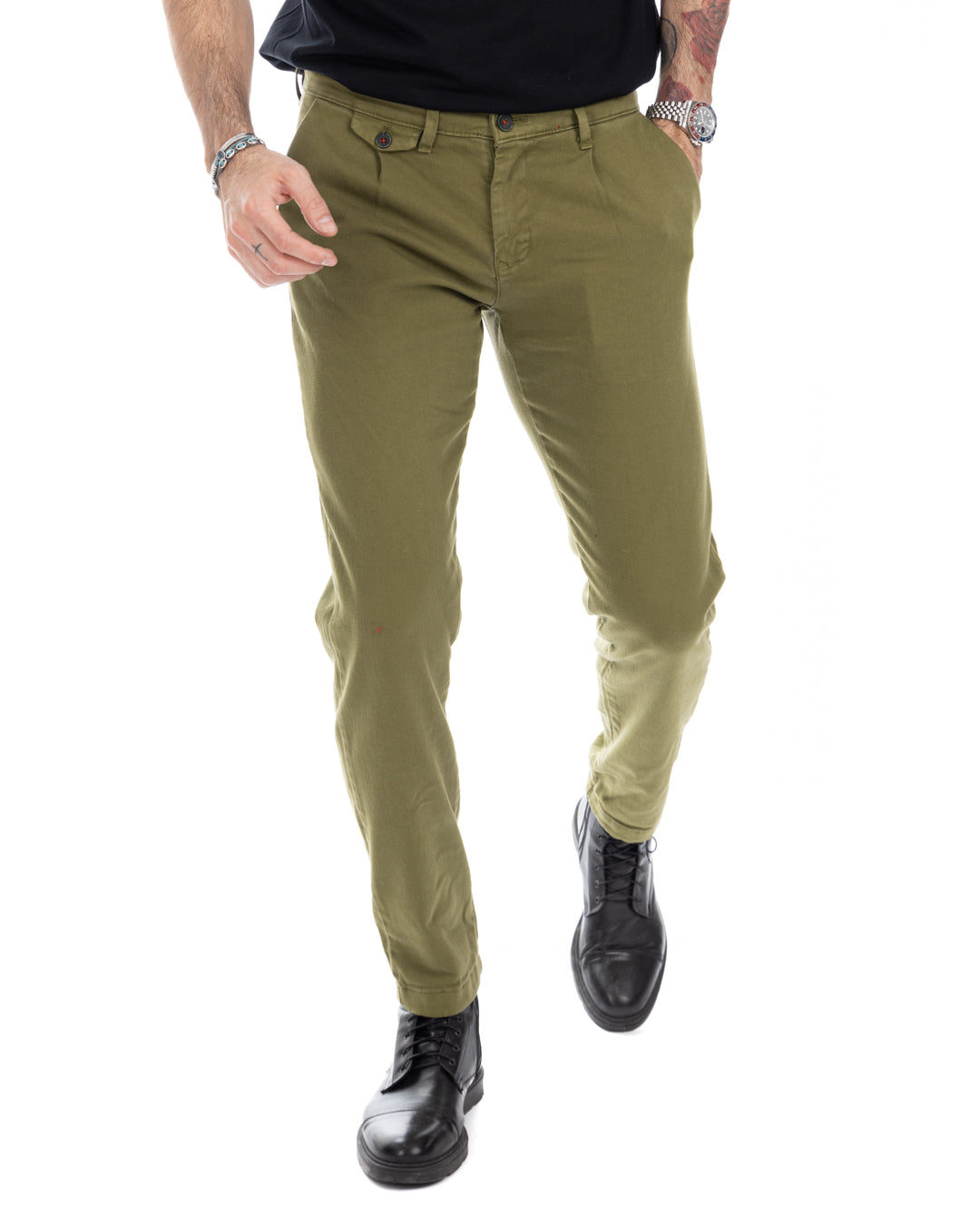 Trafalgar - olive bull jeans