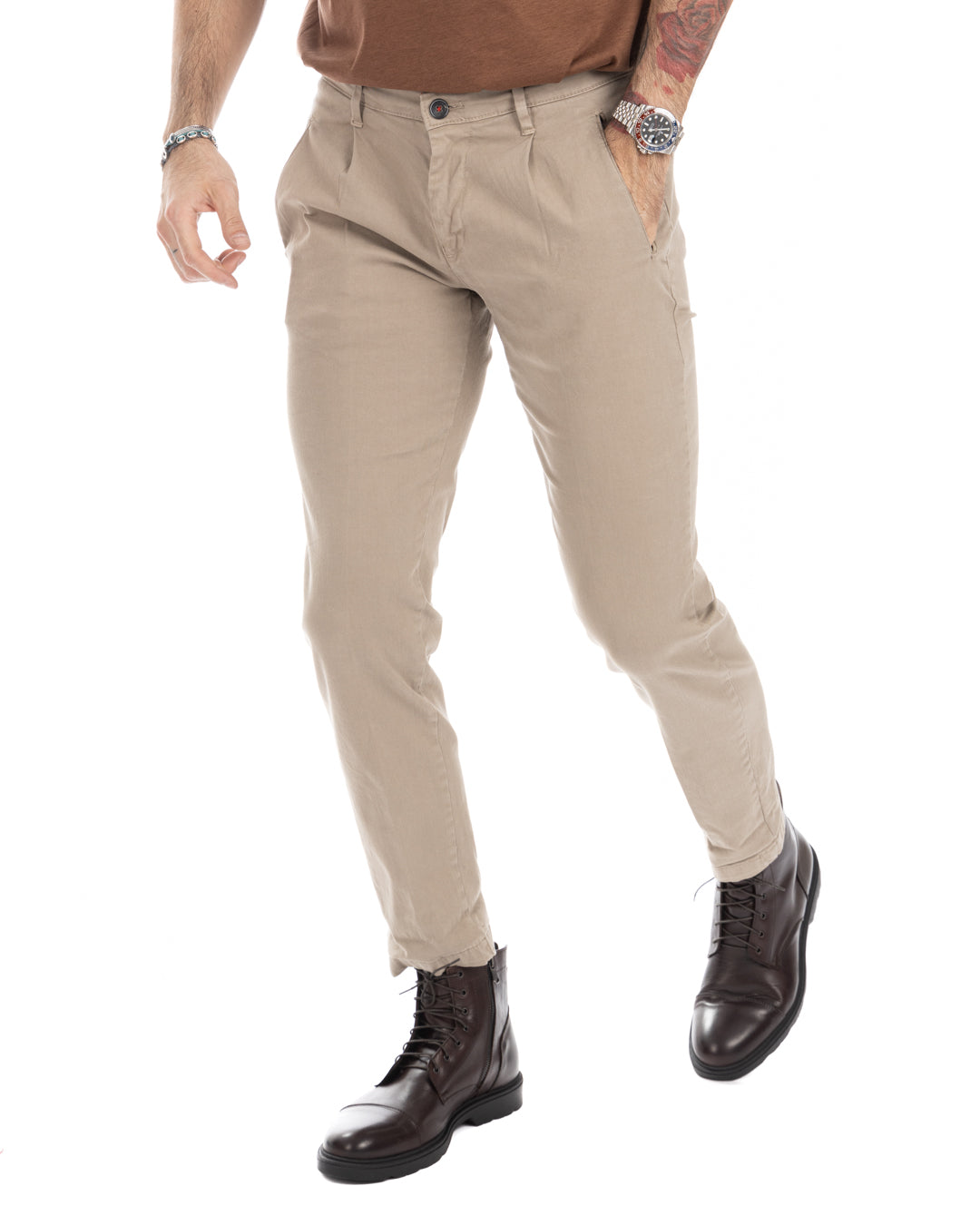 Evans - trousers with twine pleats
