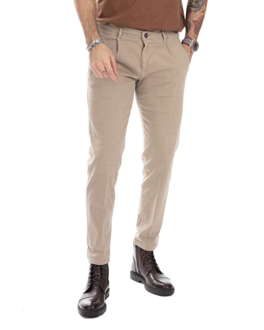 Evans - trousers with twine pleats