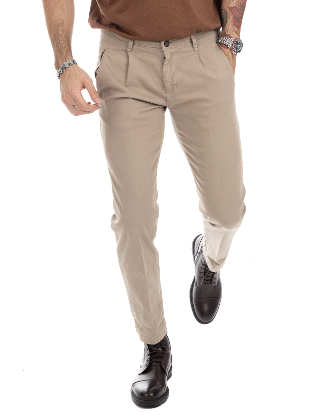 Evans - trousers with twine pleats