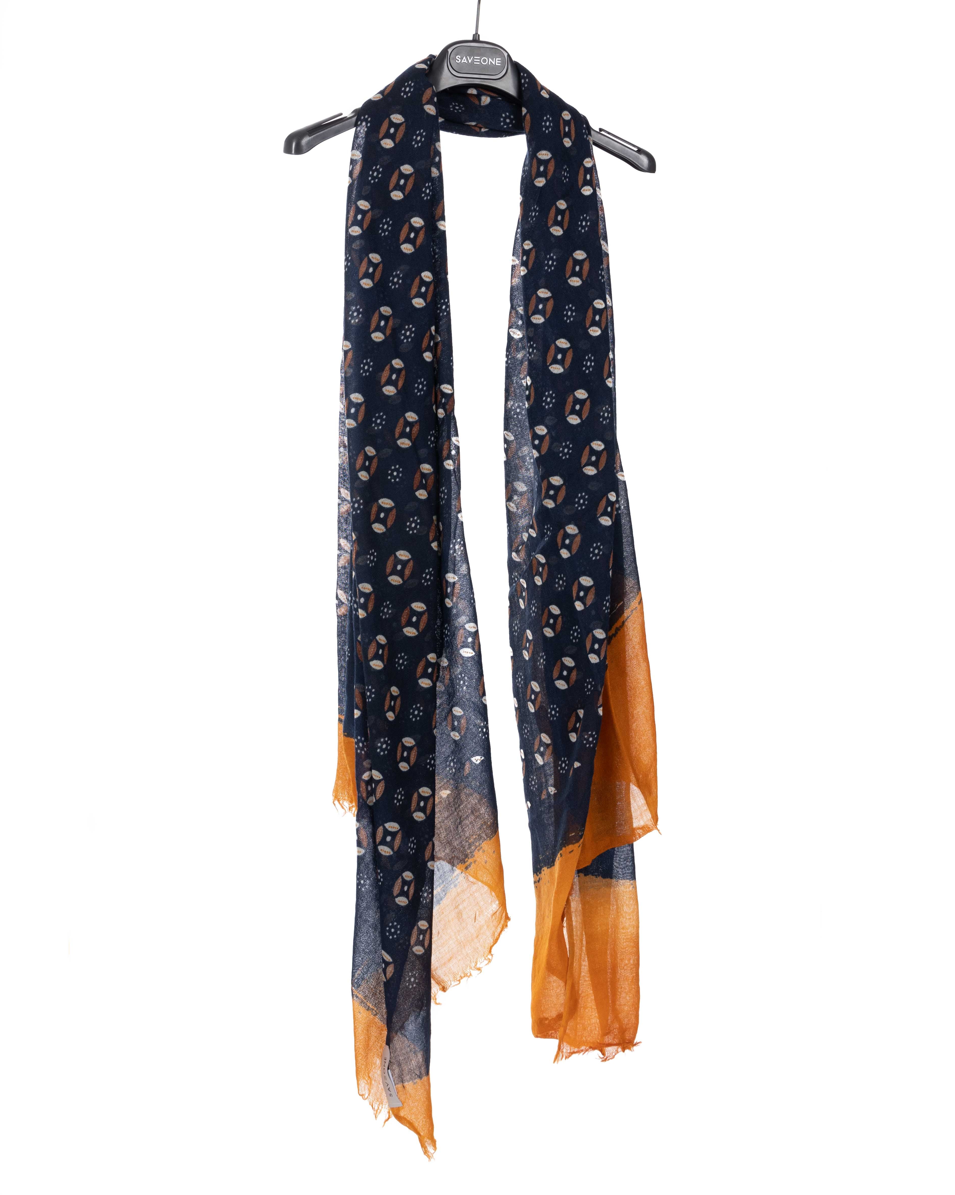 Meknes - blue wool scarf