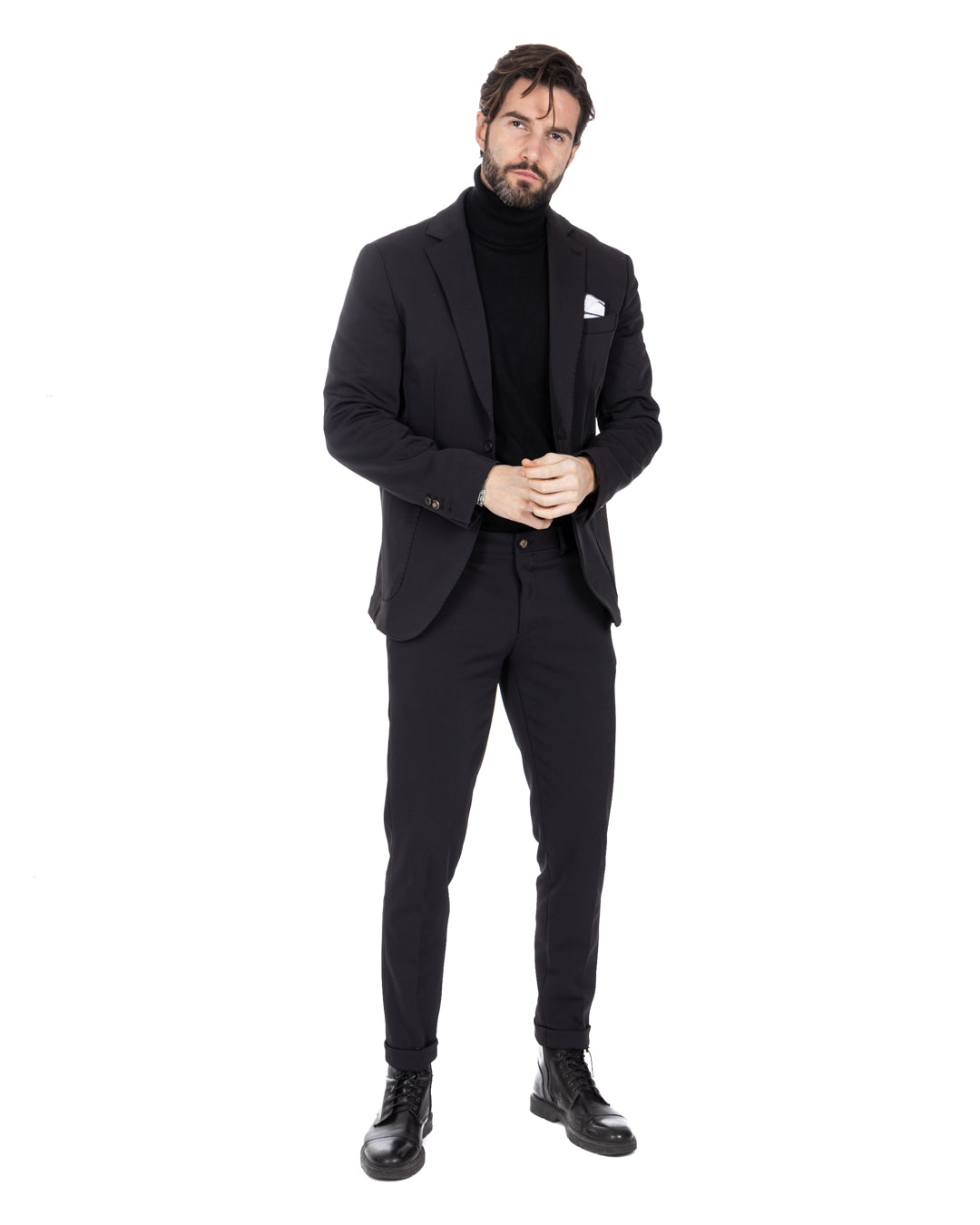 Smith - black technical trousers
