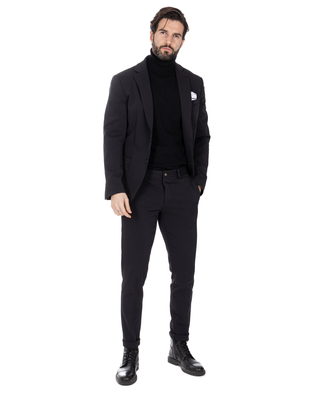 Smith - black technical trousers