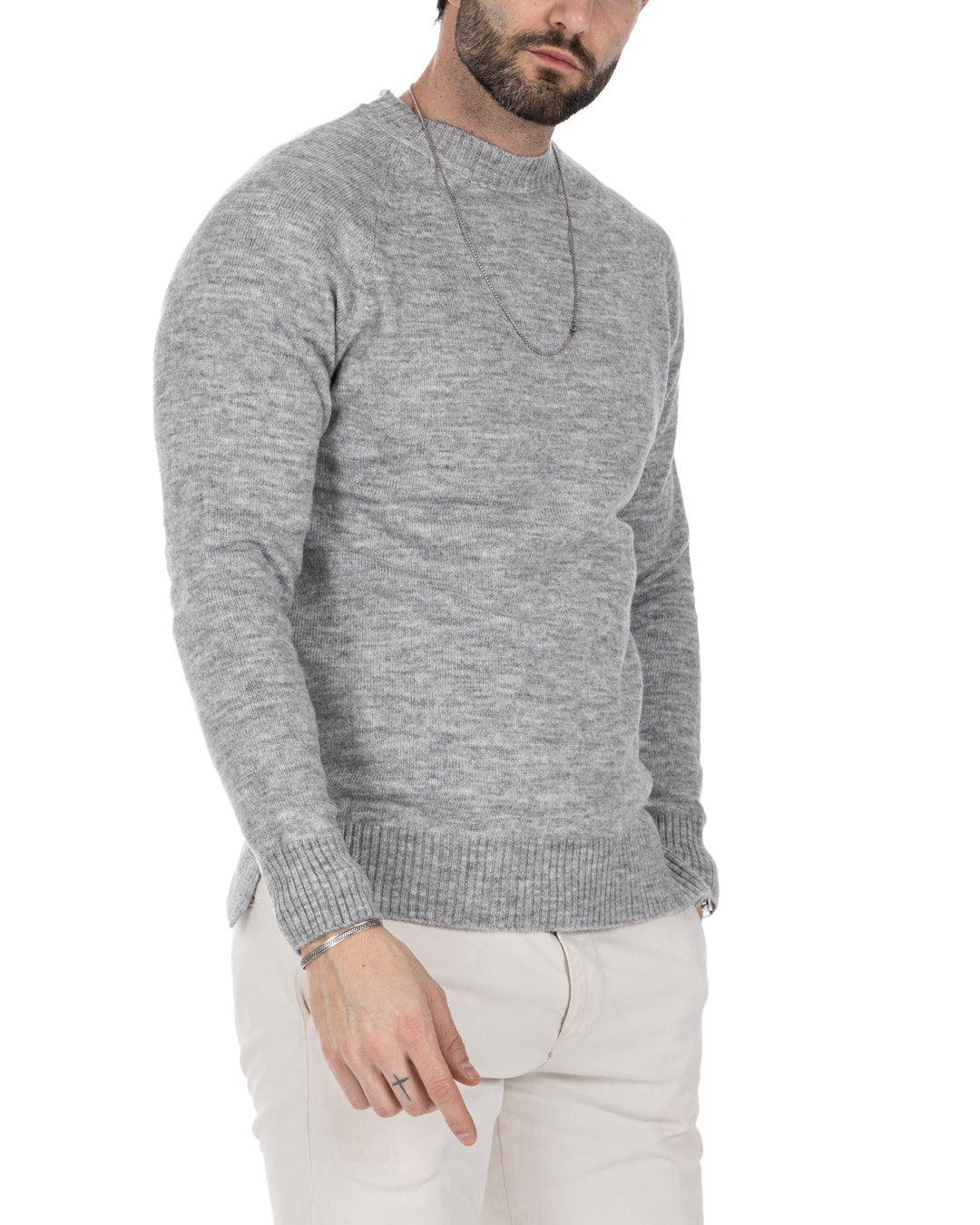 Nijmegen - gray stockinette sweater