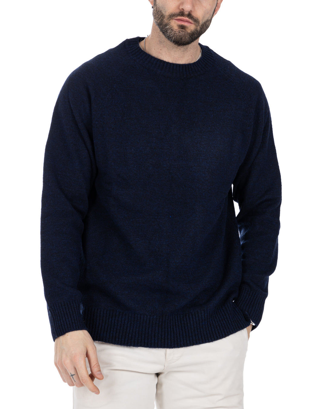 Nijmegen - blue stockinette sweater