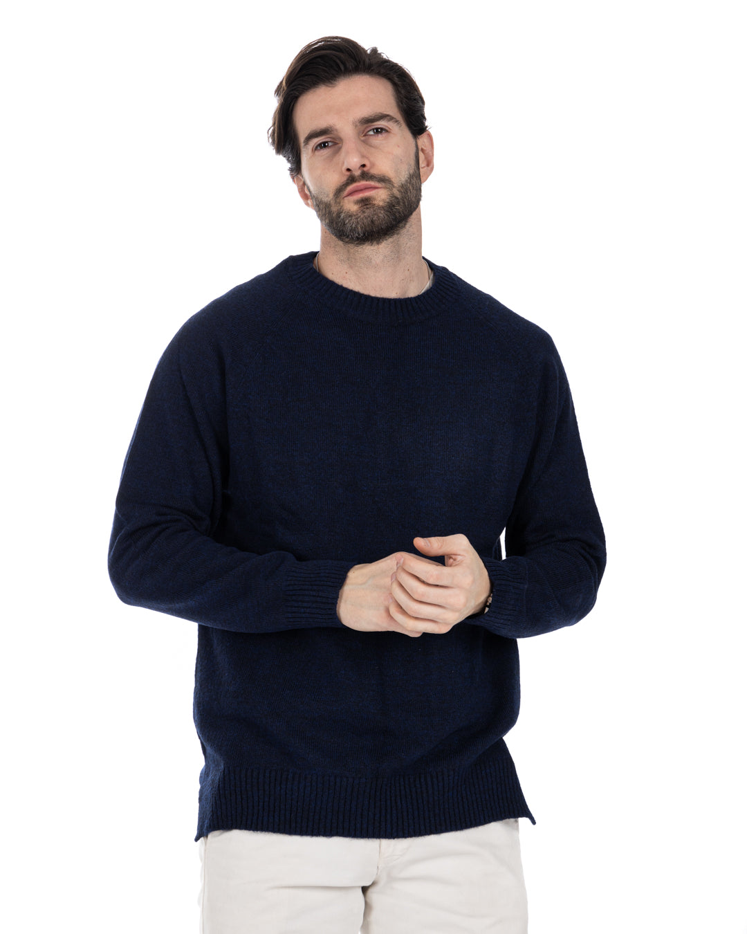 Nijmegen - blue stockinette sweater