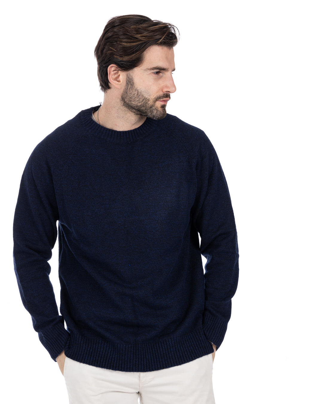 Nijmegen - blue stockinette sweater