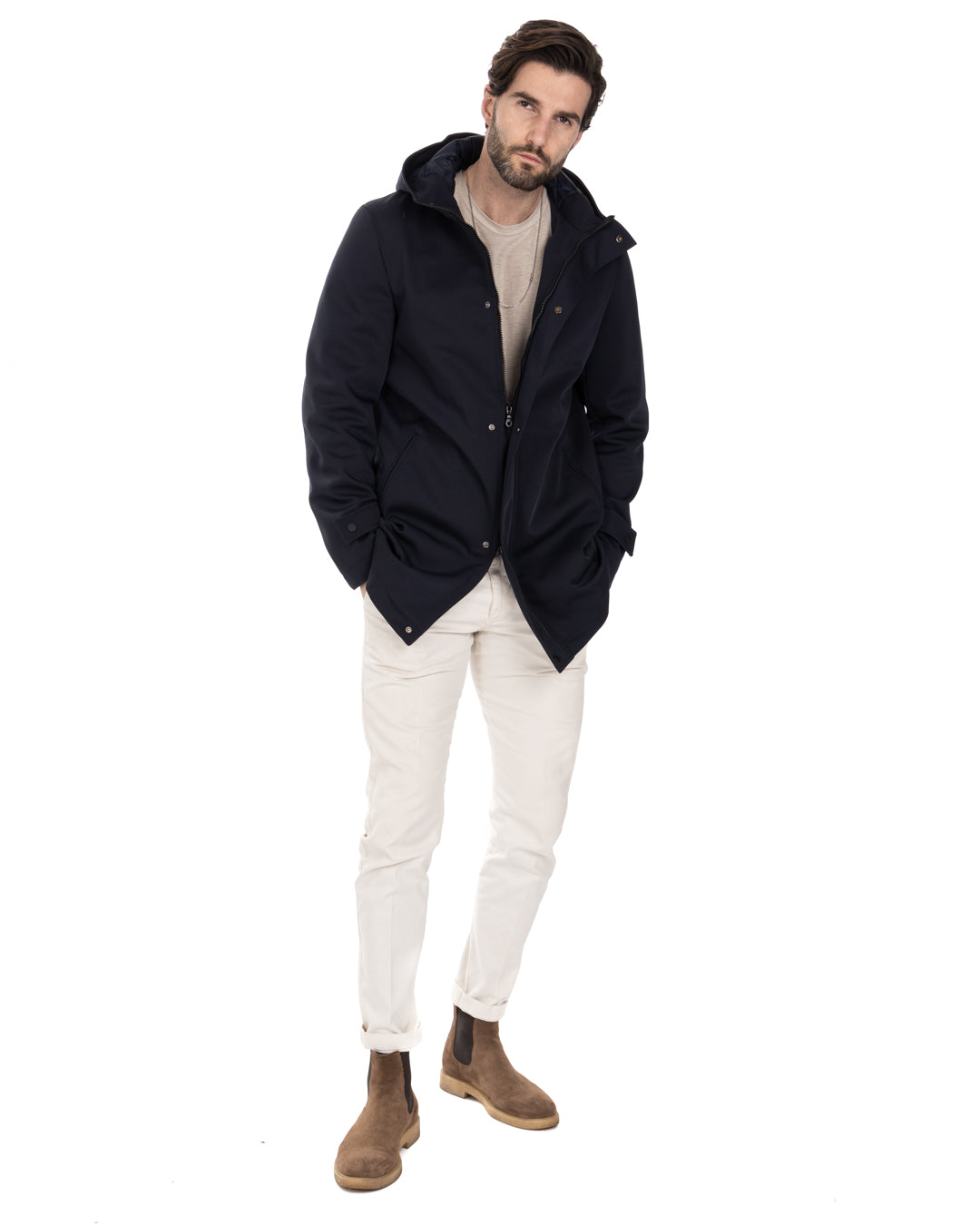 Dylan - blue technical jacket