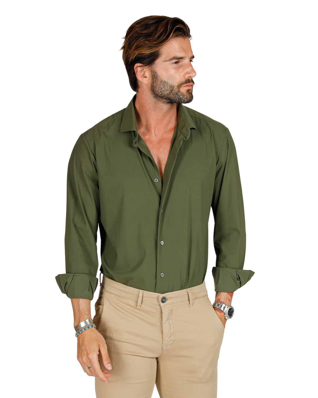 Teck - classic military technical shirt