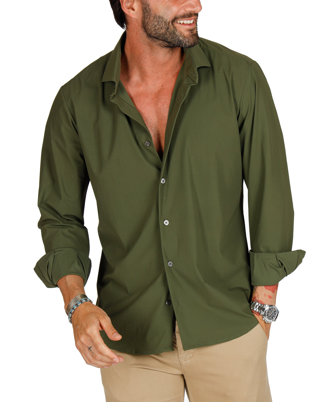 Teck - classic military technical shirt