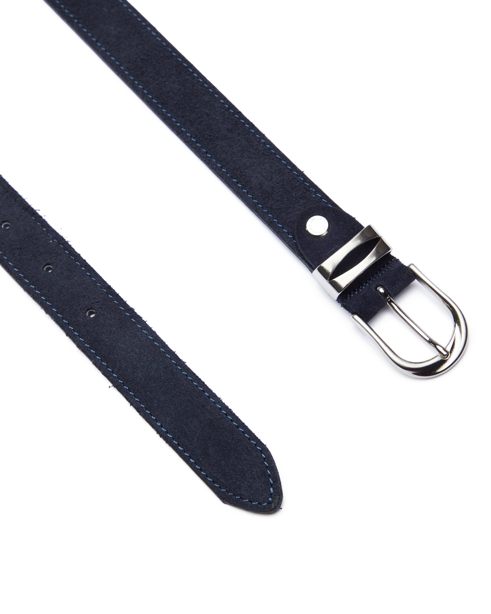 Arezzo blue suede belt