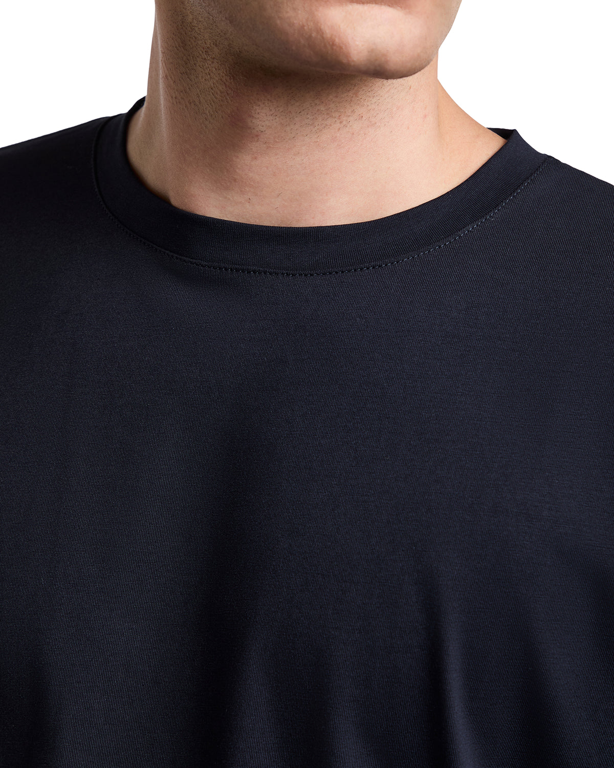 Bergen blue cotton T-shirt