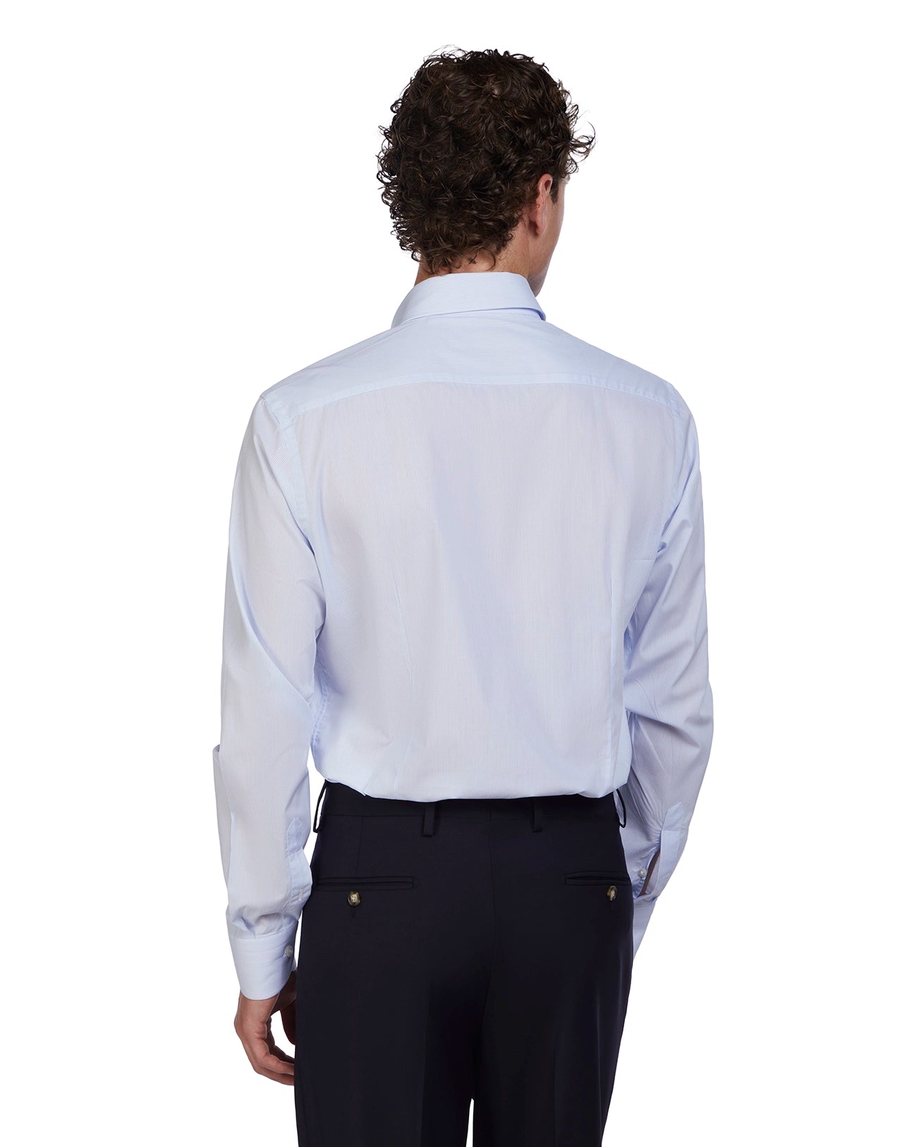 Camicia Wex a righe azzurre in cotone