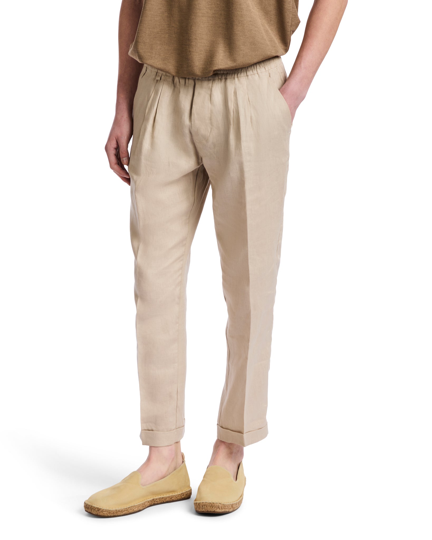 Pantalaccio Cary in puro lino spago