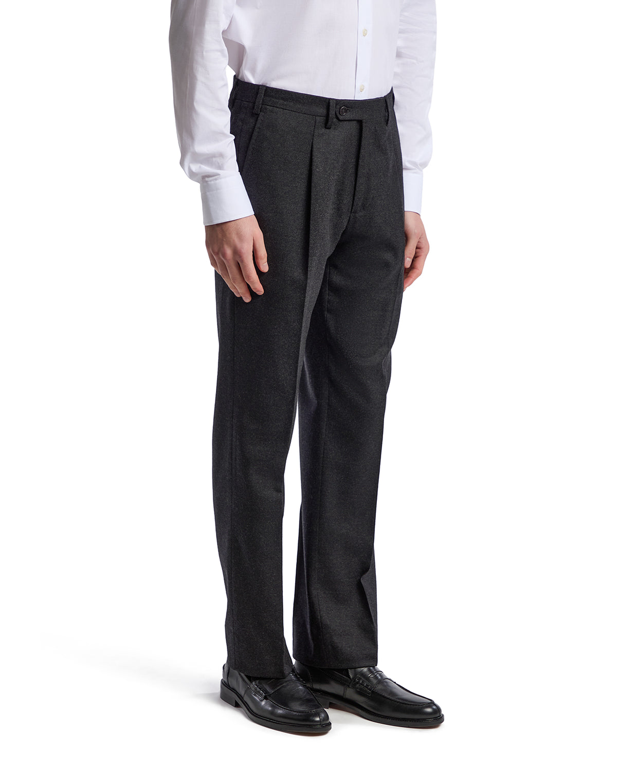 Pantalón clásico de franela Rugby Drago antracita