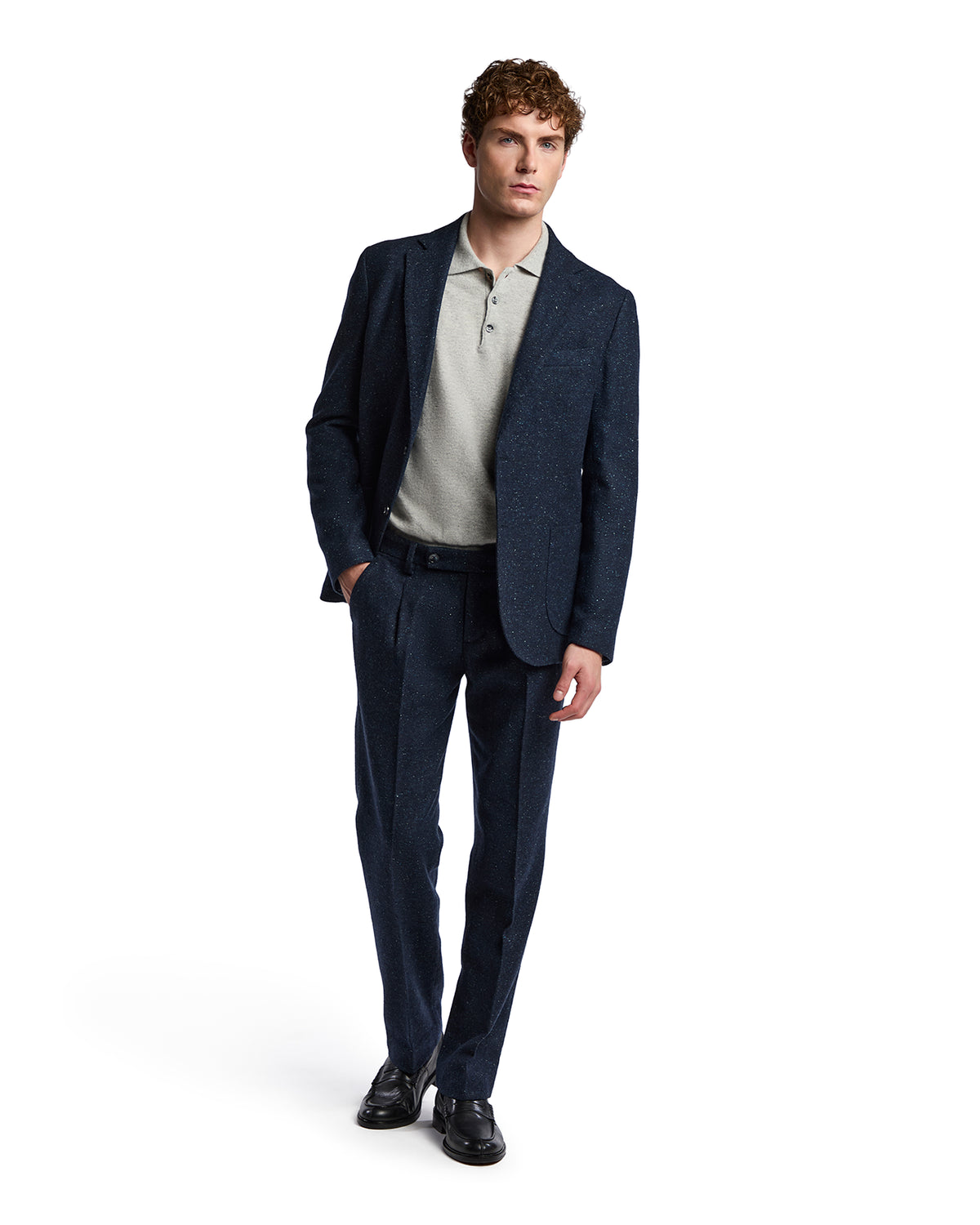 Blue melange Sale trousers