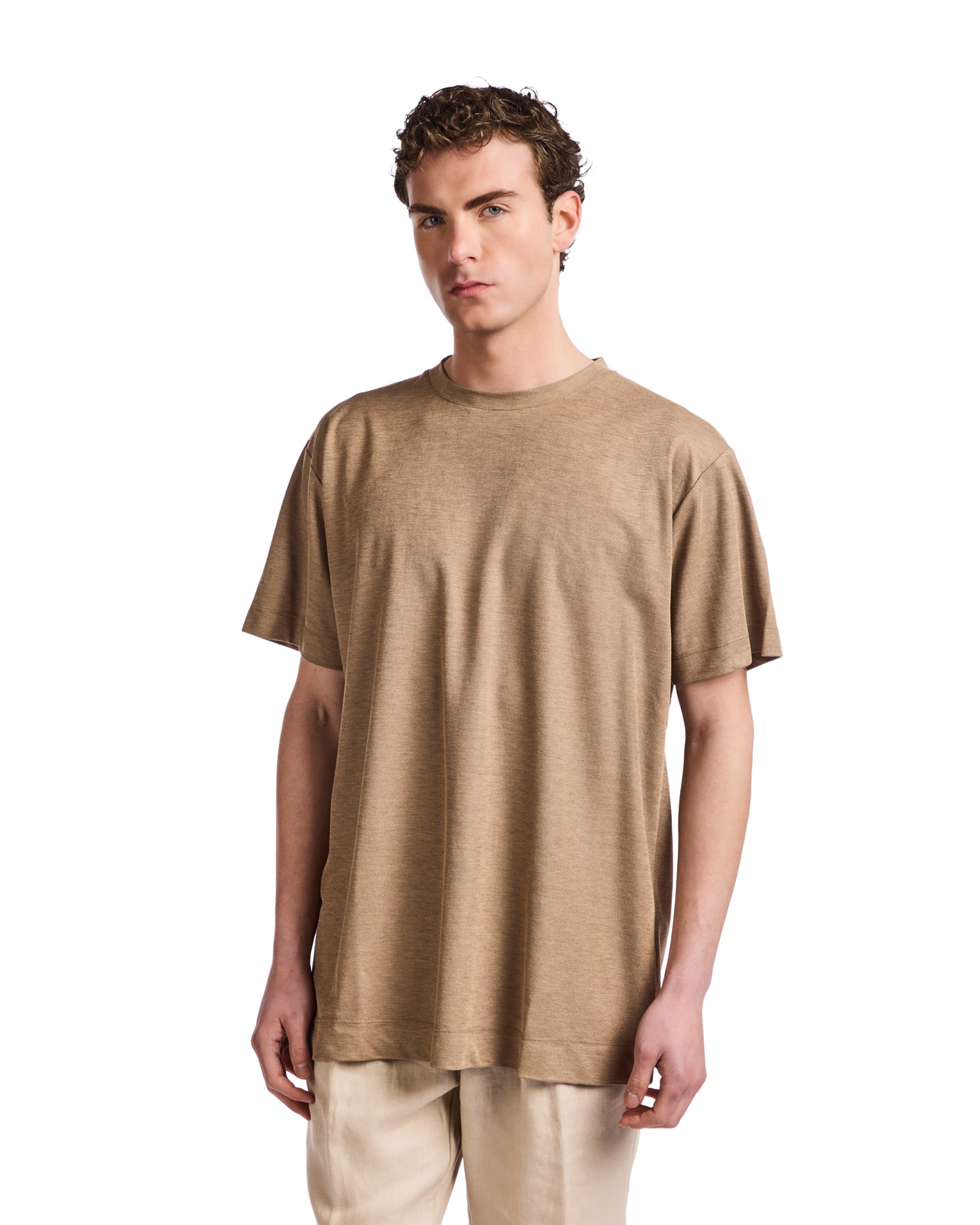 Tobacco textured Essen t-shirt