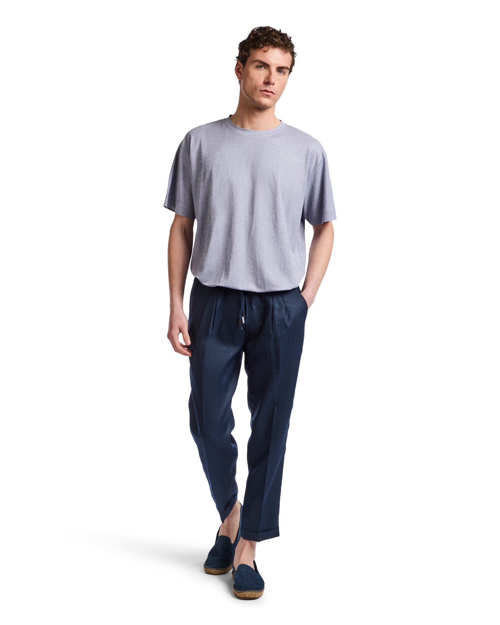 Essen textured denim t-shirt