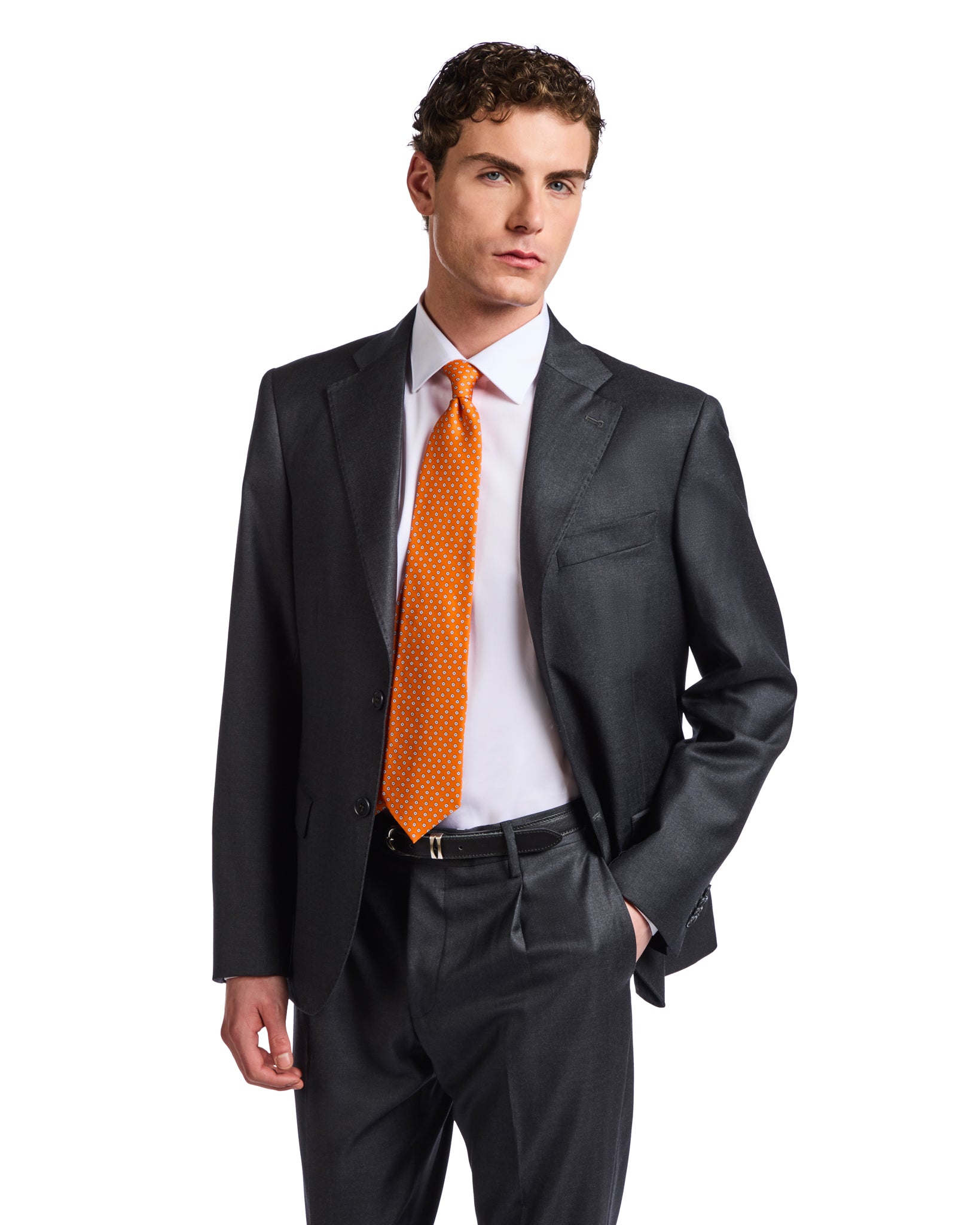 Giacca New Jersey in lana Canonico antracite